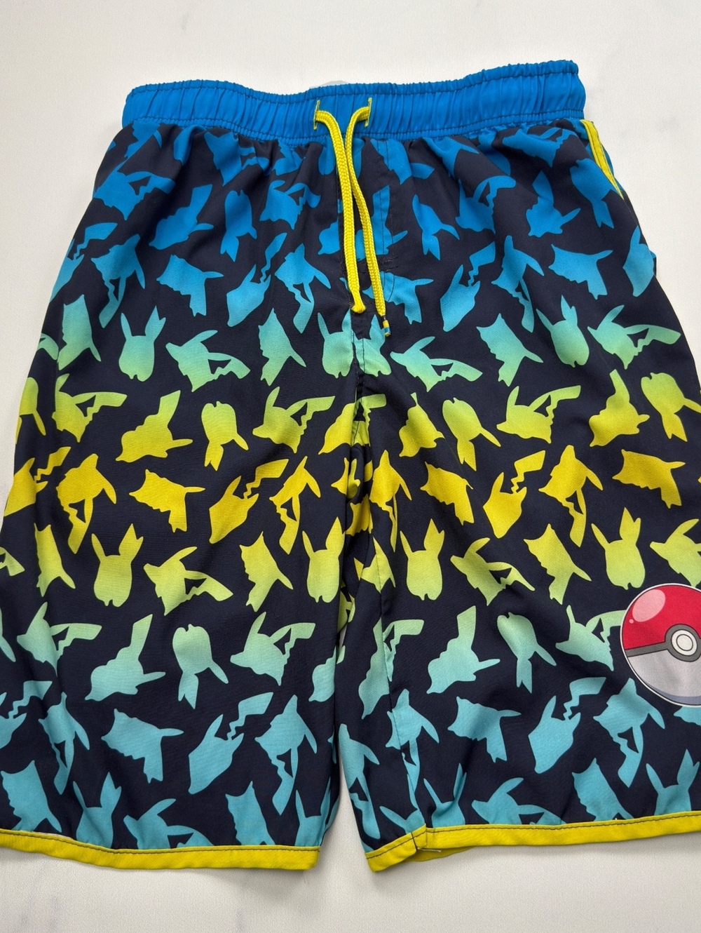 Pokémon Swim Shorts Gradient Pikachu Pattern - Boys 14/16